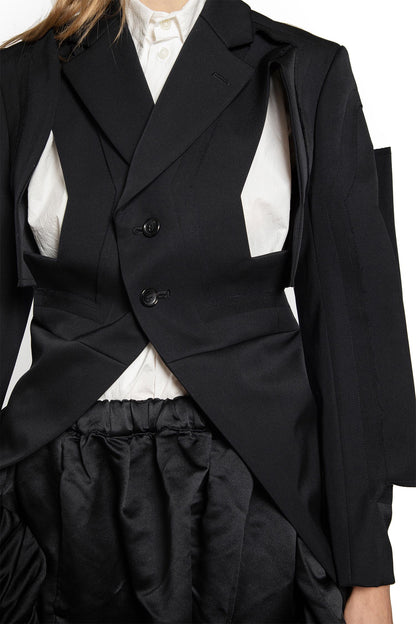 COMME DES GARCONS WOMAN BLACK BLAZERS