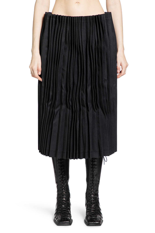 Ruffled Midi Skirt