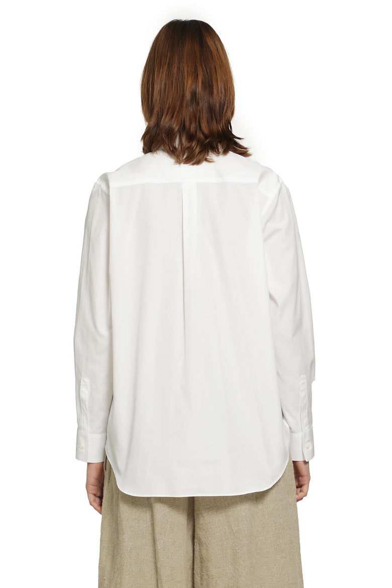 COMME DES GARCONS Crochet Pocket Shirt in Cotton Poplin woman