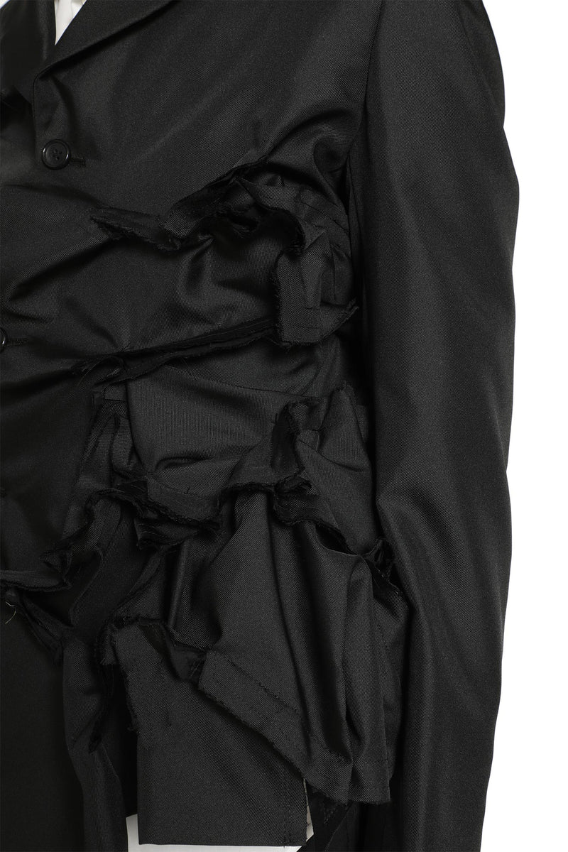COMME DES GARCONS Gathered Single-Breasted Blazer woman