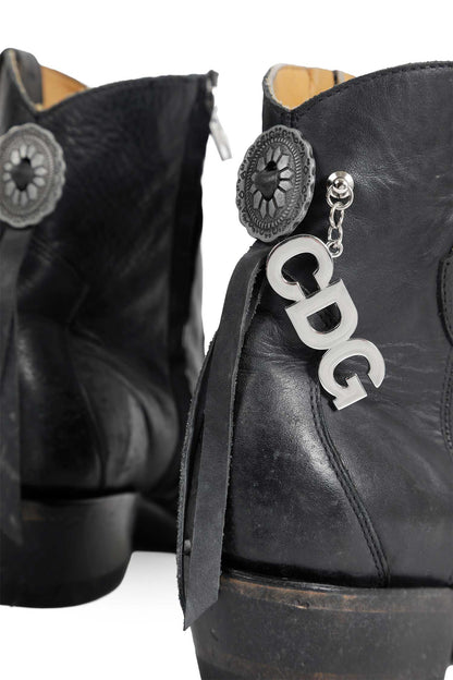 X Mexicana Leather Ankle Boots With Charm