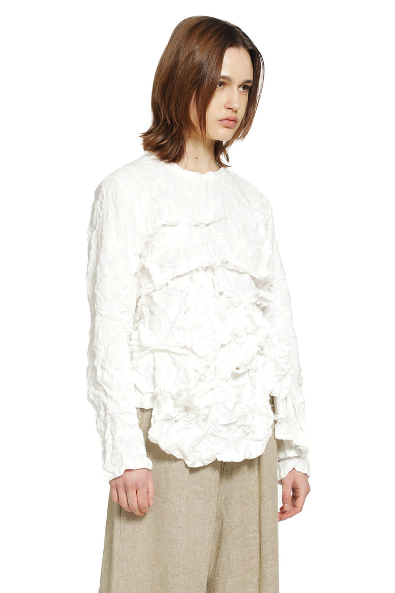 
              COMME DES GARCONS Ruffled Long Sleeve T-Shirt woman
            
