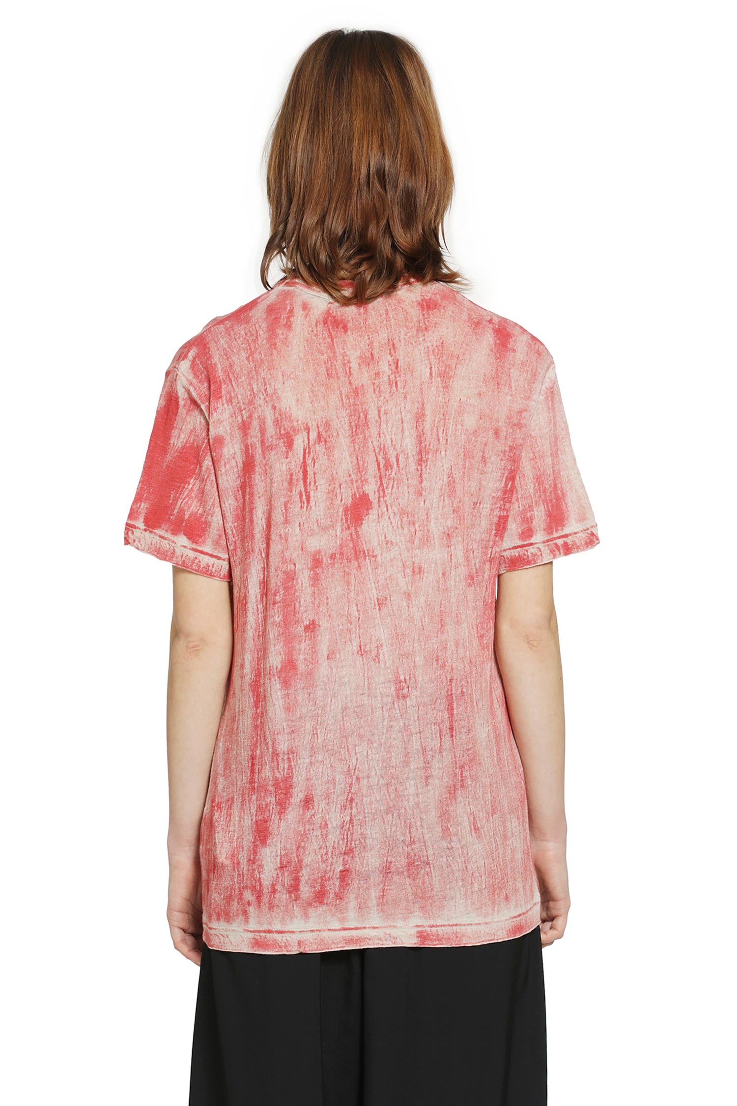 COMME DES GARCONS Overdyed Linen T-Shirt woman