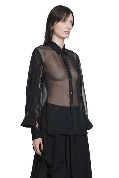 Mesh and Lace T-Shirt