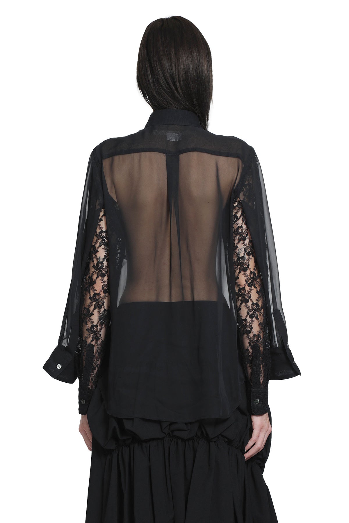 Mesh and Lace T-Shirt