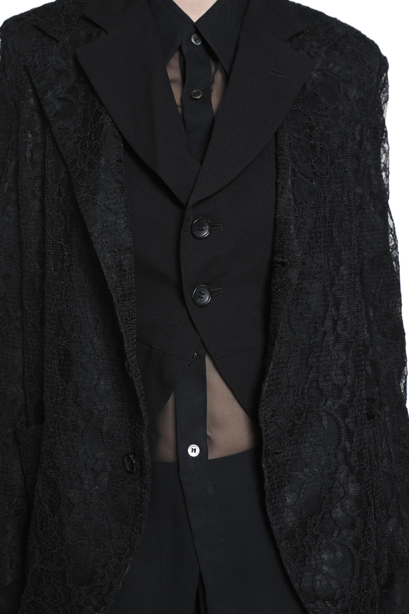 COMME DES GARCONS Lace Blazer woman