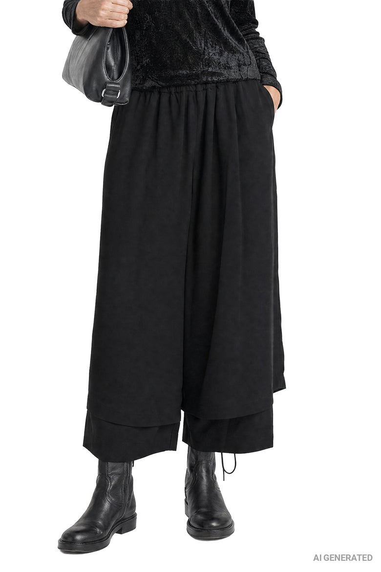 COMME DES GARCONS COMME DES GARCONS WOMAN BLACK TROUSERS woman
