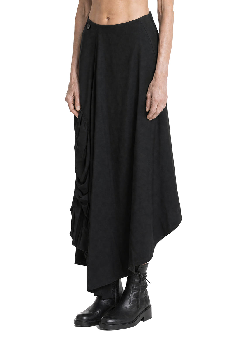 COMME DES GARCONS Draped Wool Skirt woman