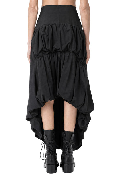 Draped Wool Skirt