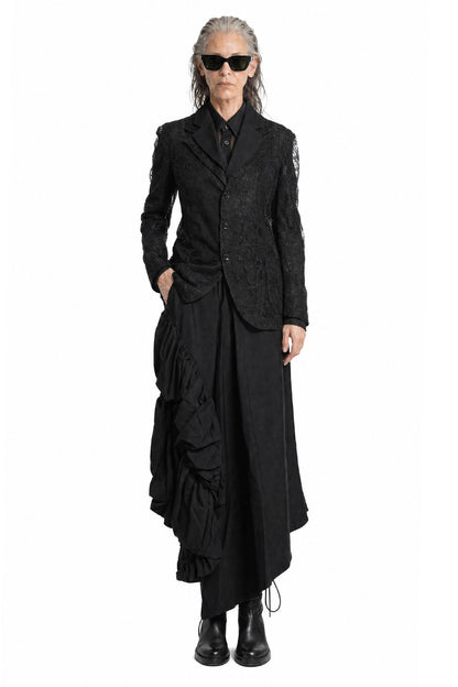 Draped Wool Skirt
