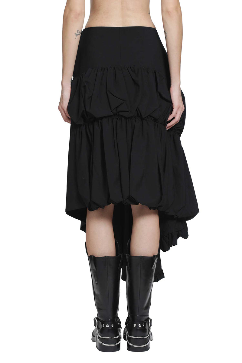 COMME DES GARCONS Draped Wool Skirt woman