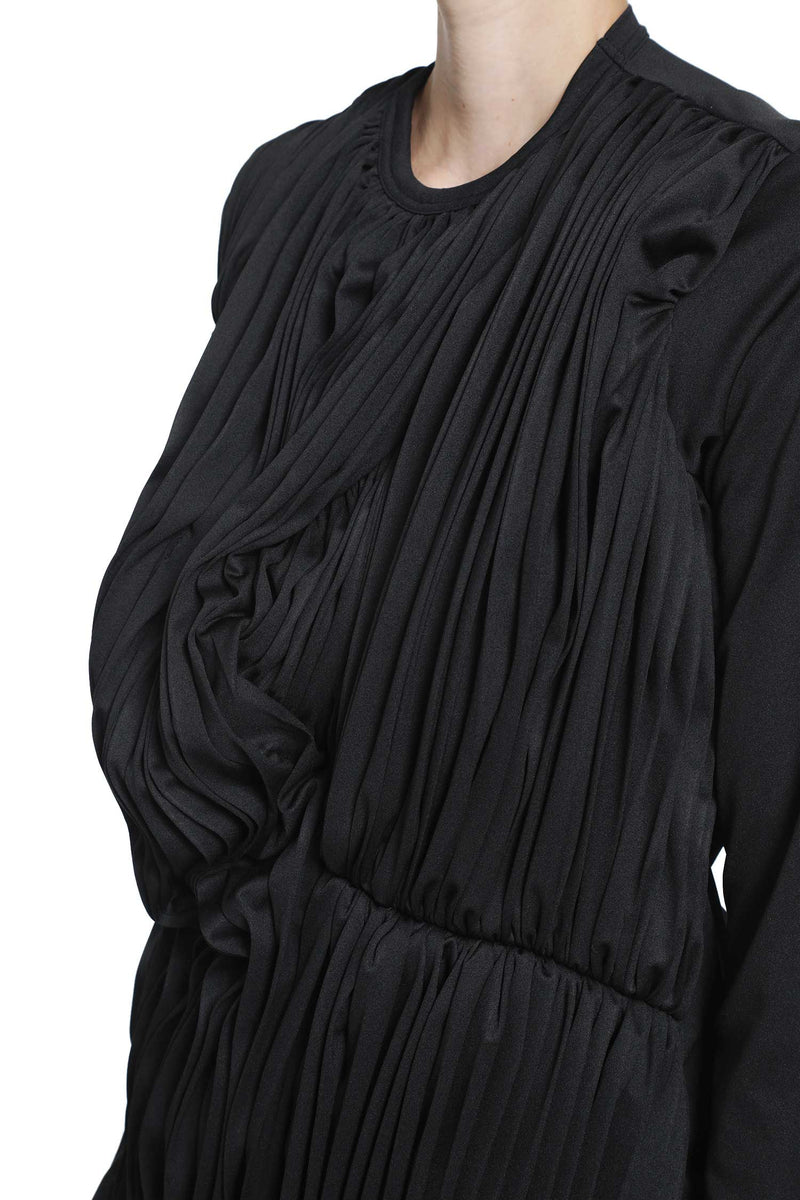 COMME DES GARCONS Pleated Nylon Top woman