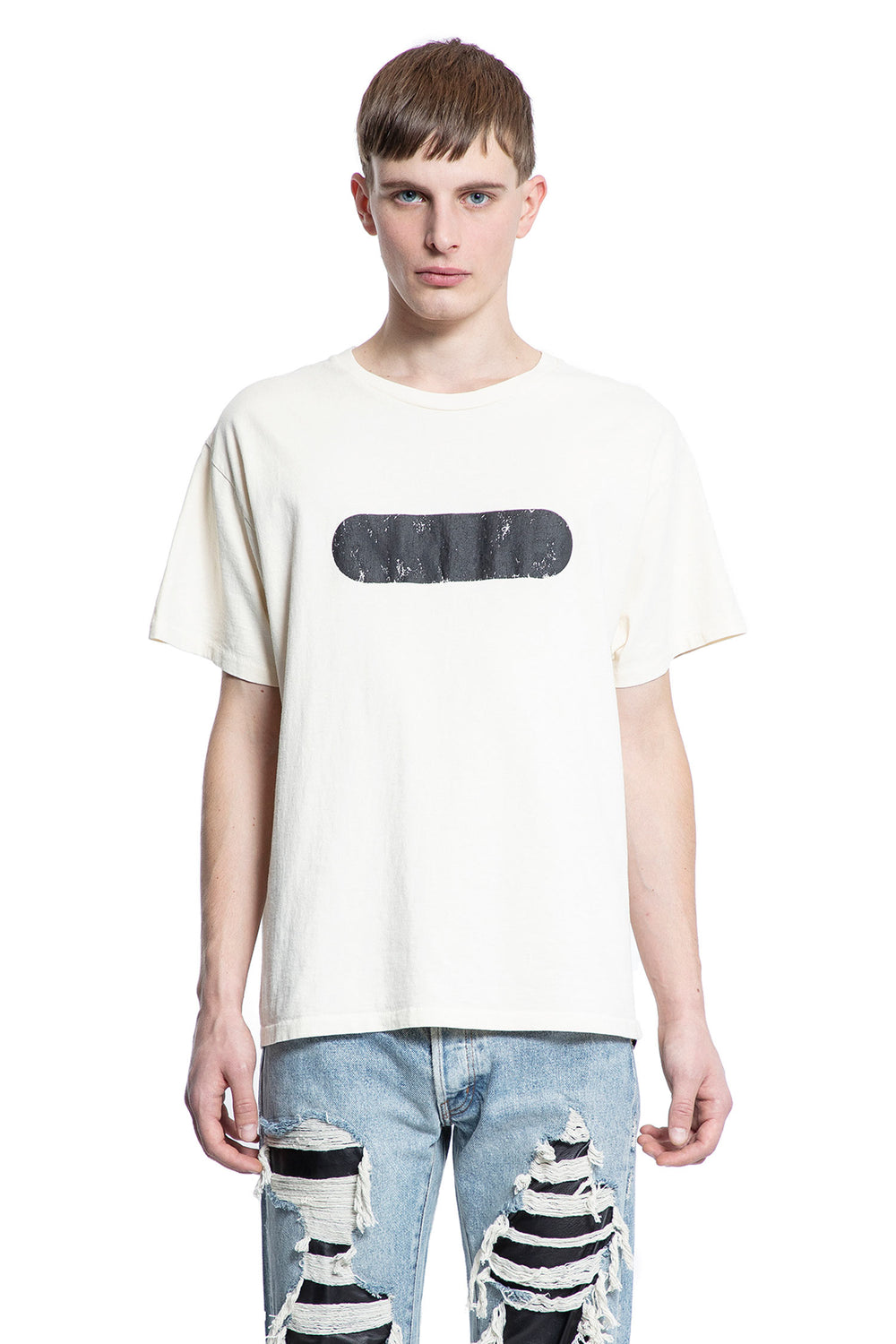 GALLERY DEPT. MAN OFF-WHITE T-SHIRTS & TANK TOPS