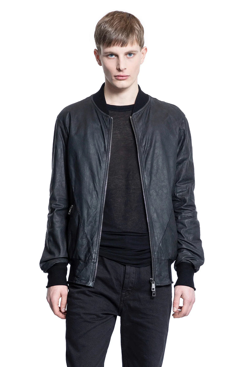 Matte Lambskin Bomber Jacket - Antonioli.eu