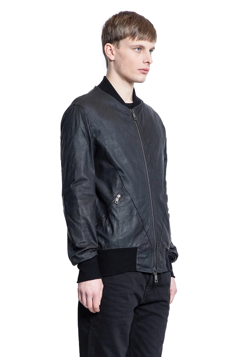 Matte Lambskin Bomber Jacket - Antonioli.eu