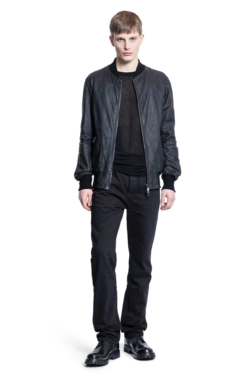 Matte Lambskin Bomber Jacket - Antonioli.eu