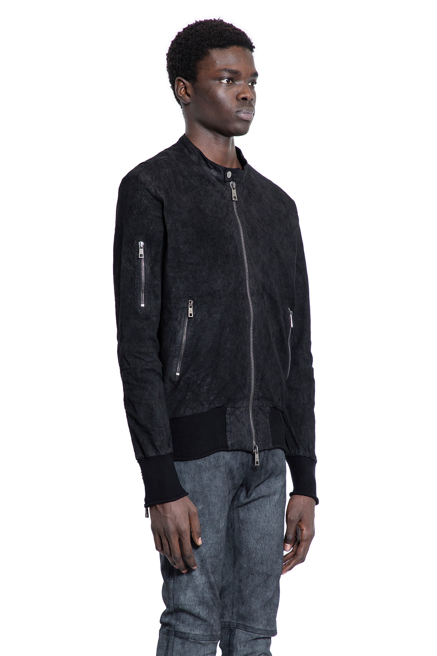 GIORGIO BRATO MAN BLACK JACKETS