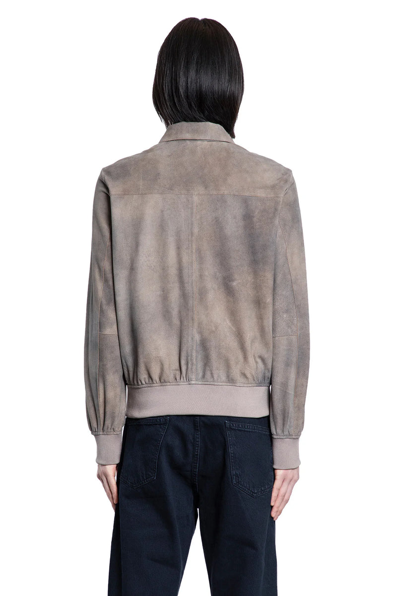 Overdyed Suede Jacket - Antonioli.eu