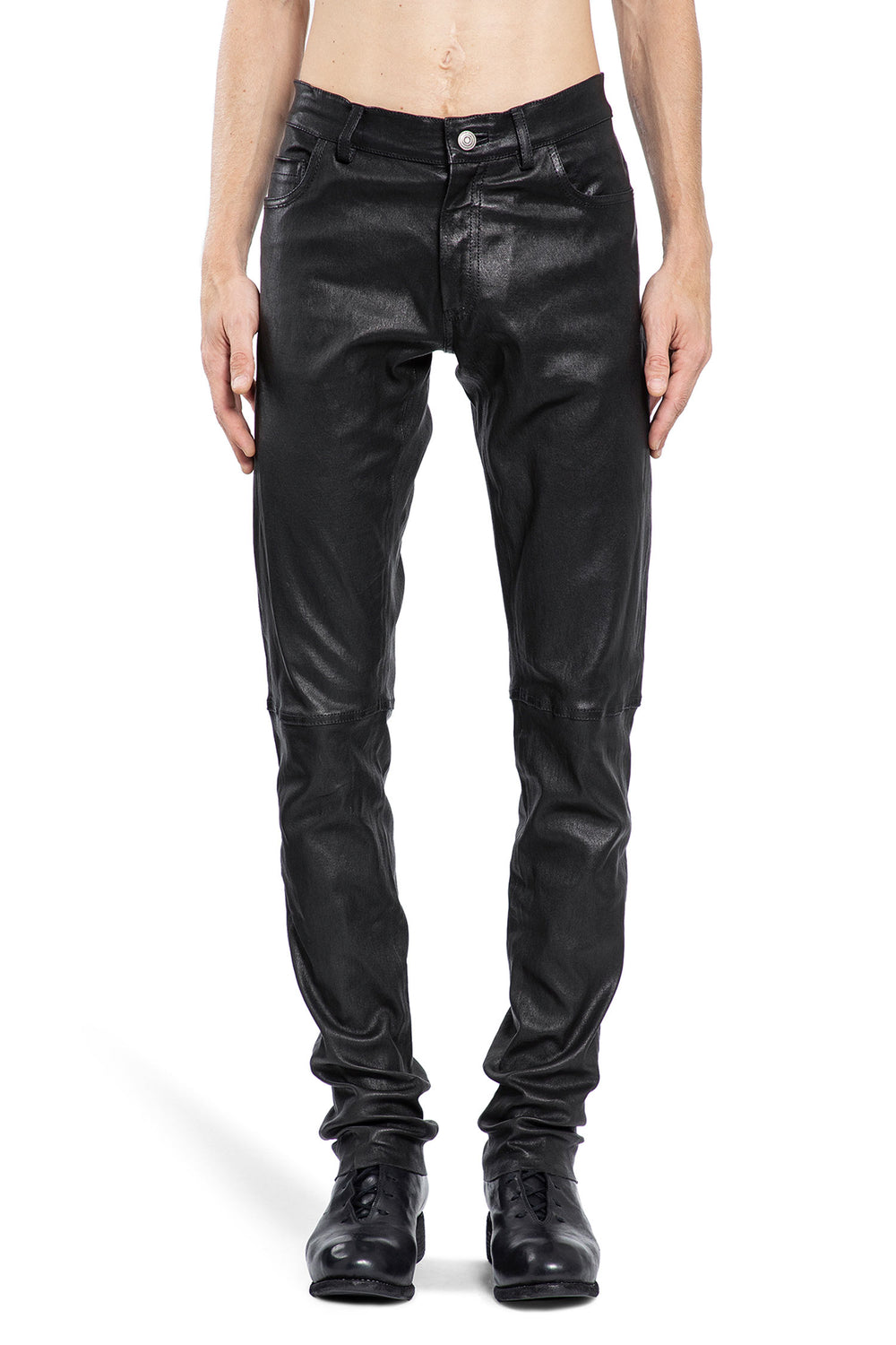 GIORGIO BRATO MAN BLACK TROUSERS