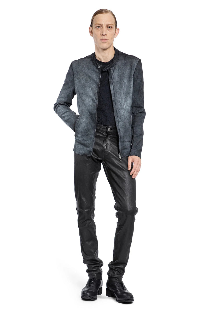 Coated Stretch Lambskin Biker Jacket - Antonioli.eu