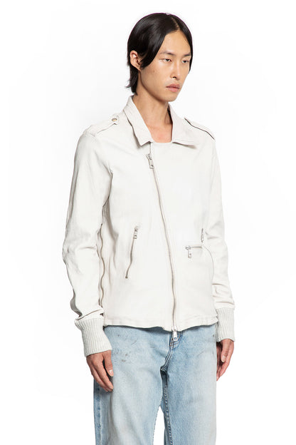 Crinkled faux Leather Biker Jacket