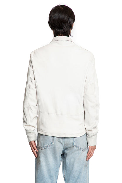 Crinkled faux Leather Biker Jacket
