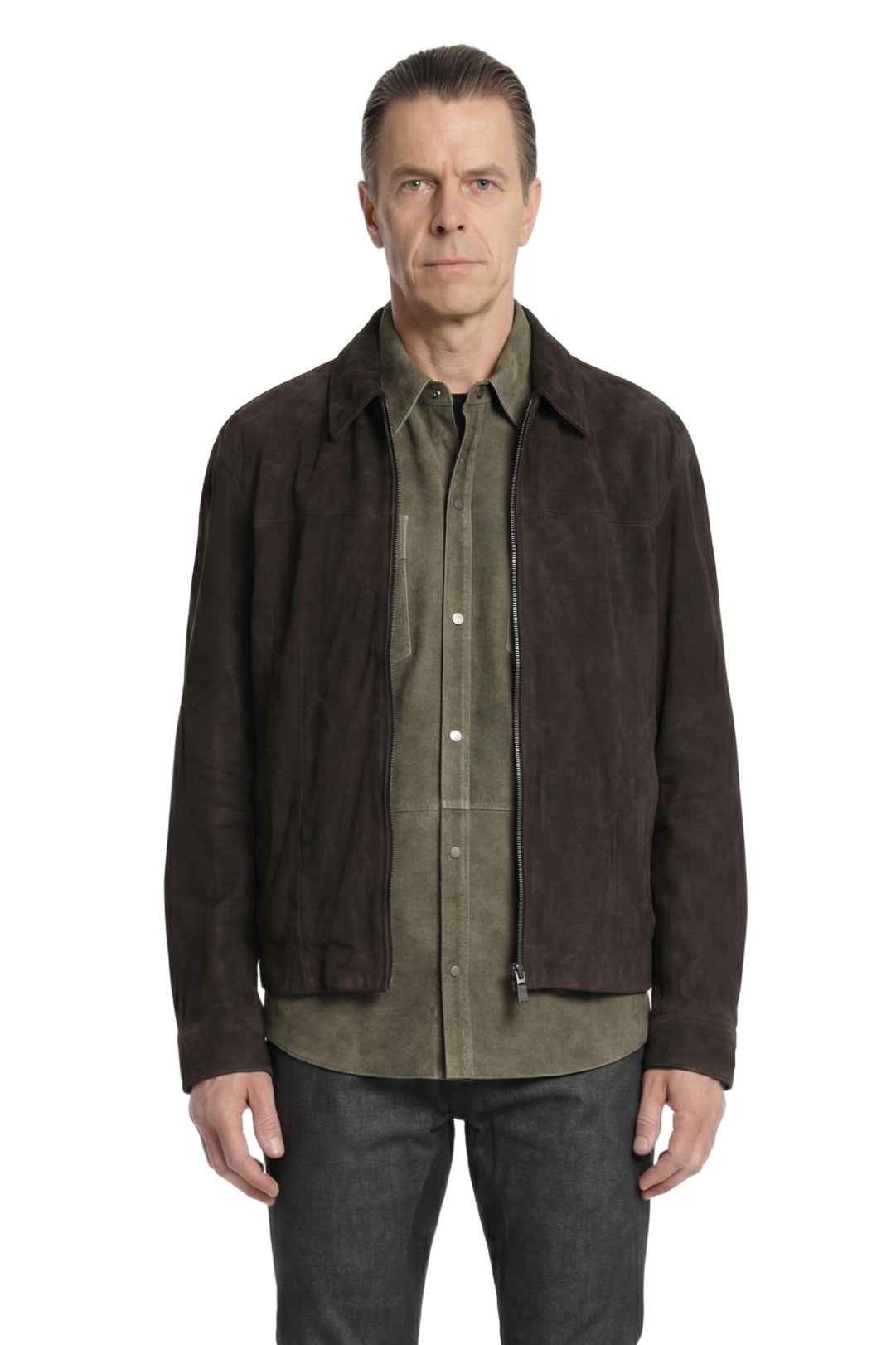 Suede Overshirt