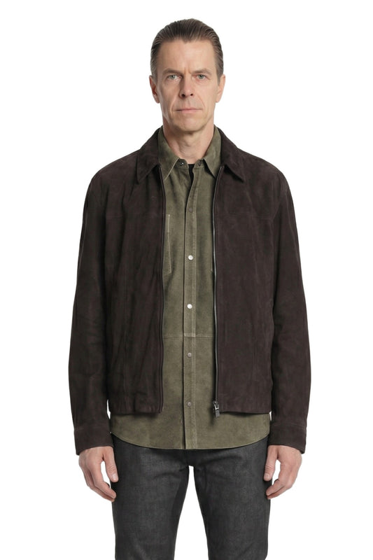 Suede Overshirt