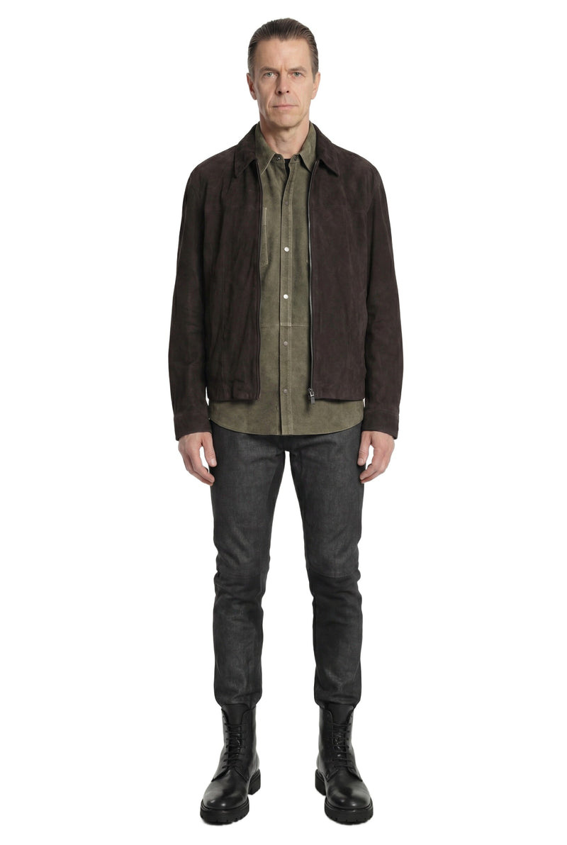Suede Overshirt