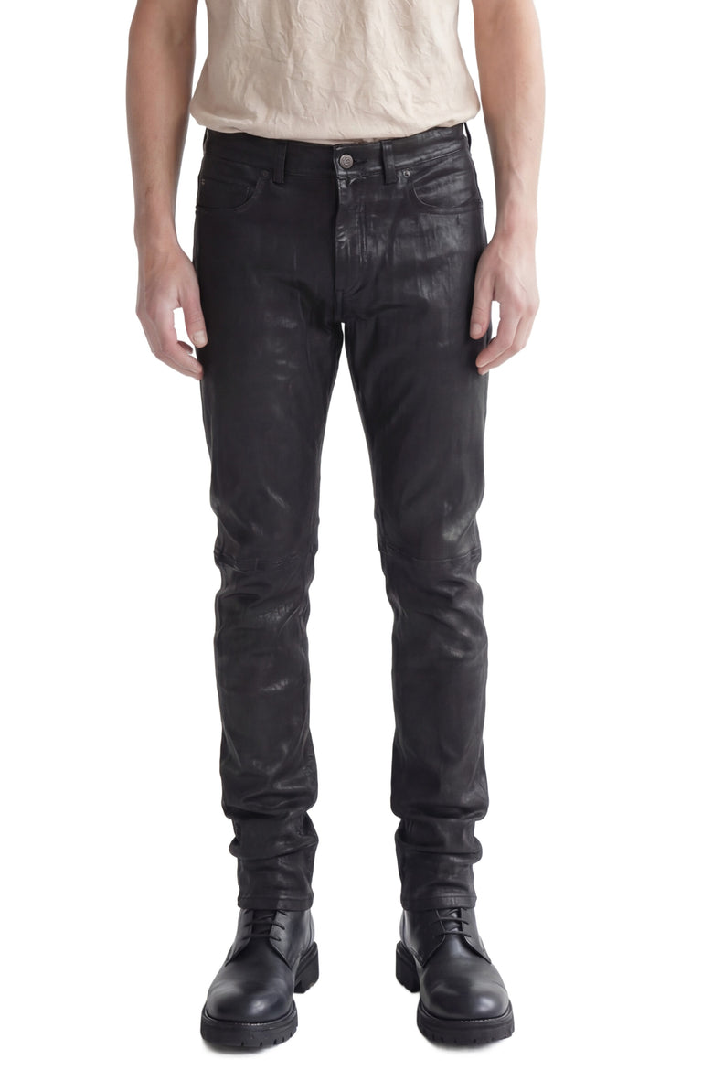 5 Pocket Pants in Lambskin