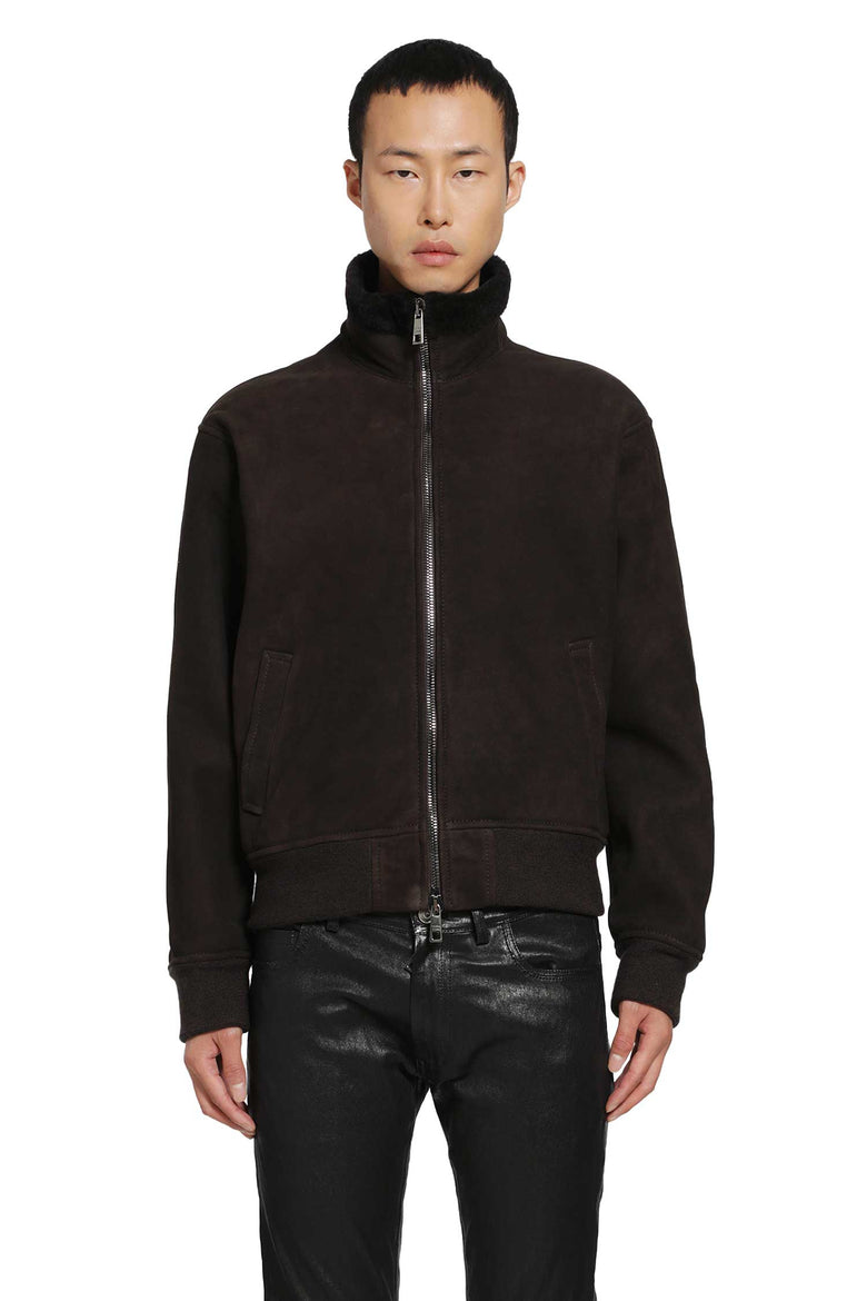 
              GIORGIO BRATO Zip-Up Leather Jacket man
            