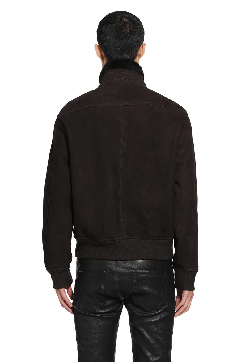 GIORGIO BRATO Zip-Up Leather Jacket man