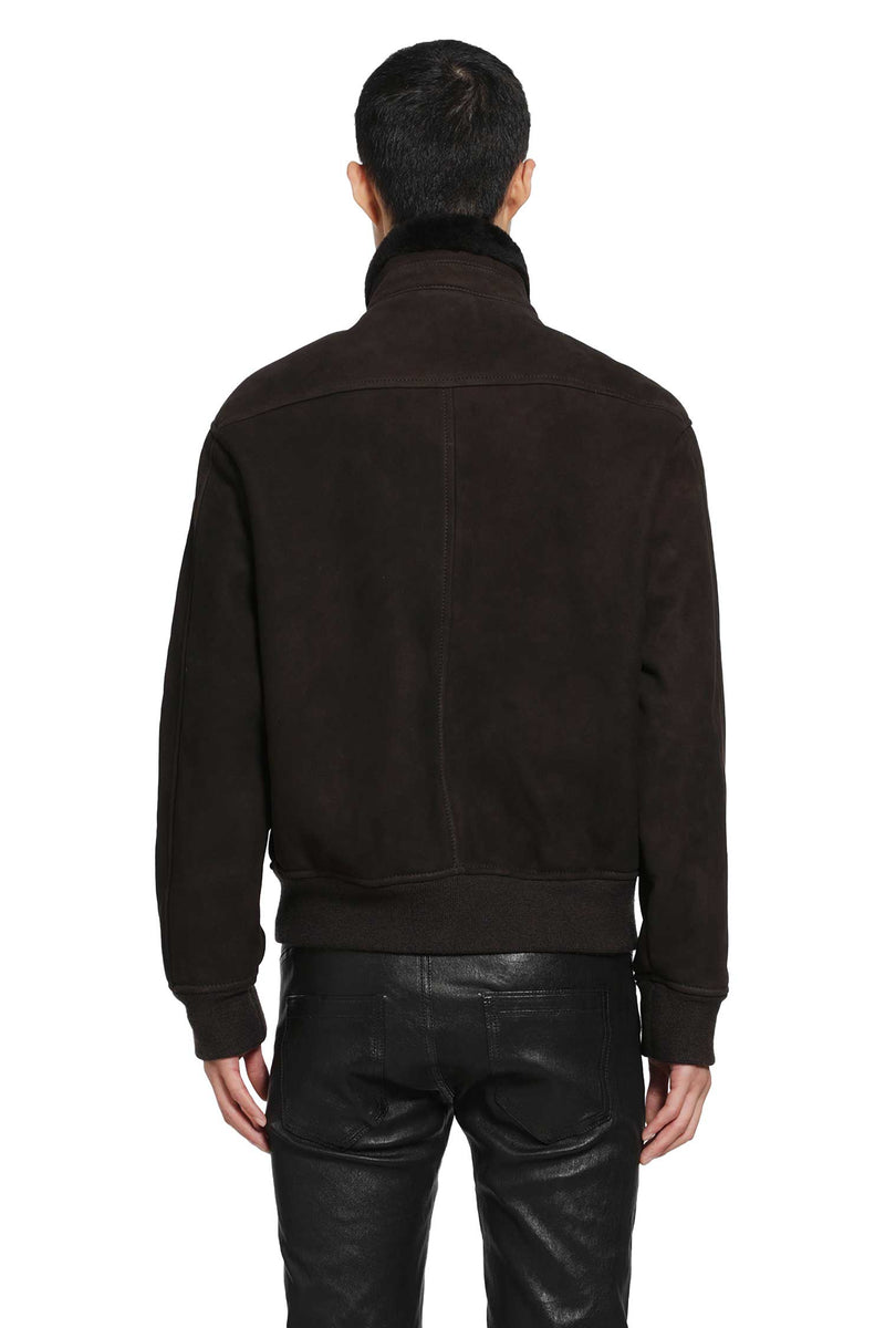 GIORGIO BRATO Zip-Up Leather Jacket man
