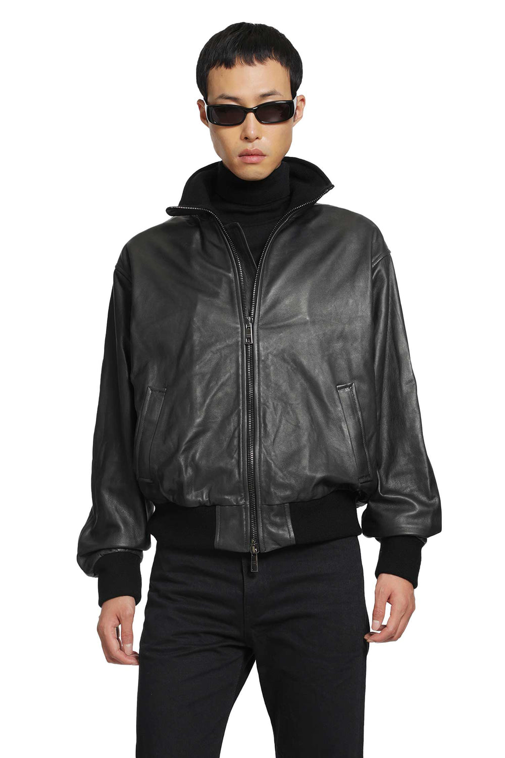 GIORGIO BRATO Nappa Leather Jacket man
