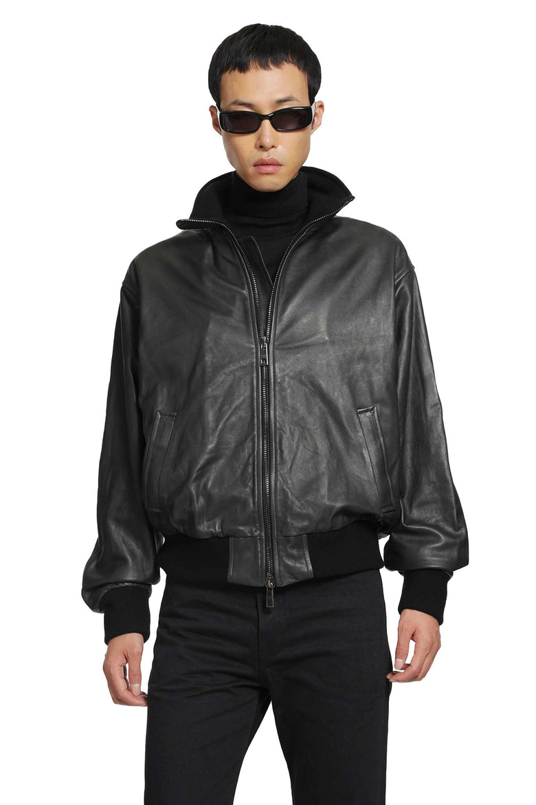 GIORGIO BRATO Nappa Leather Jacket man