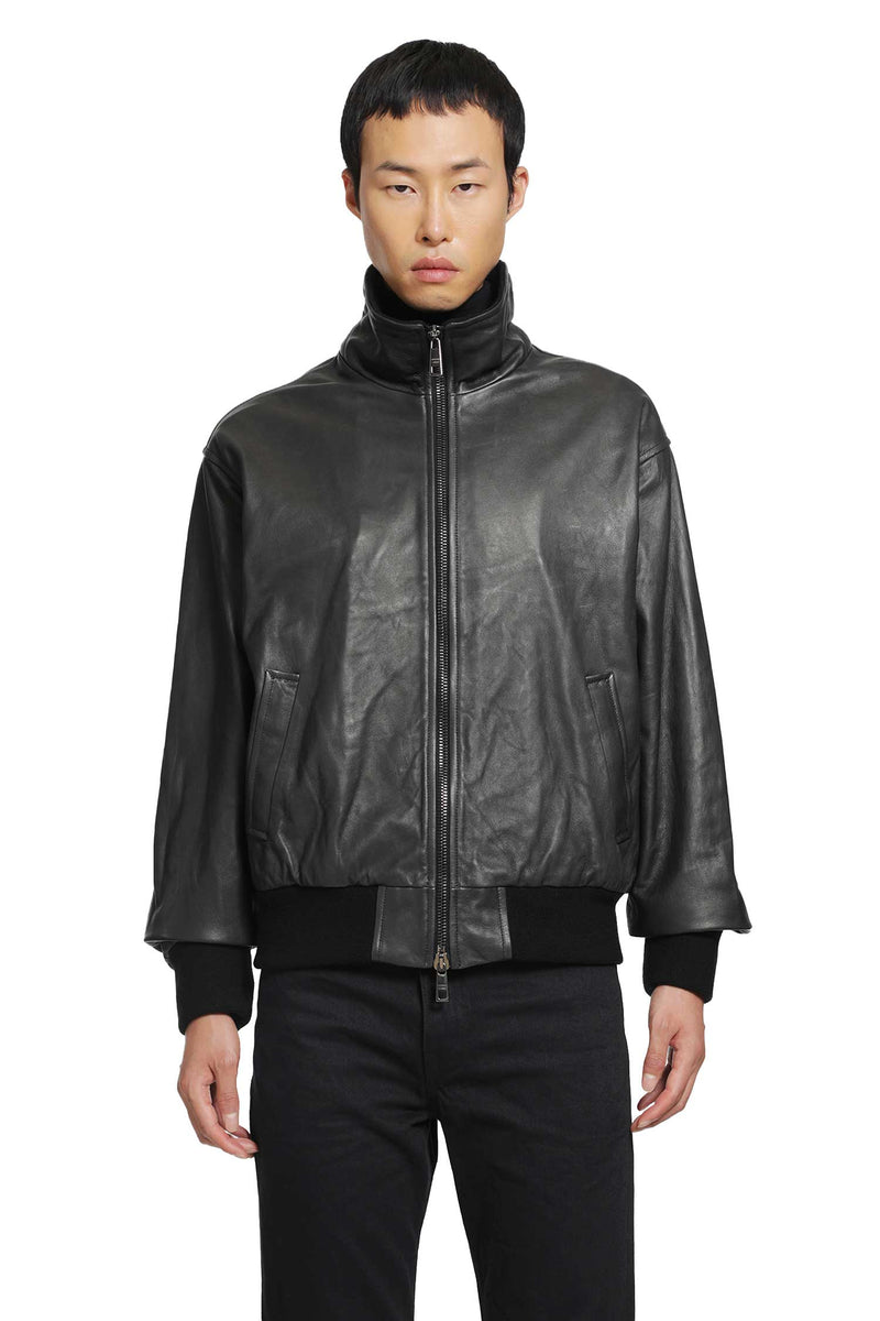 GIORGIO BRATO Nappa Leather Jacket man