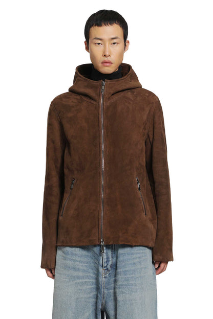 Hooded Suede Jacket