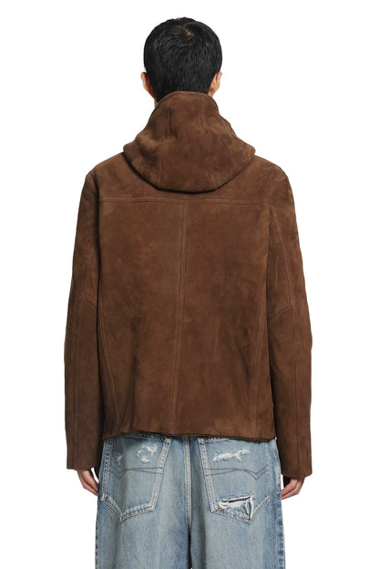 Hooded Suede Jacket