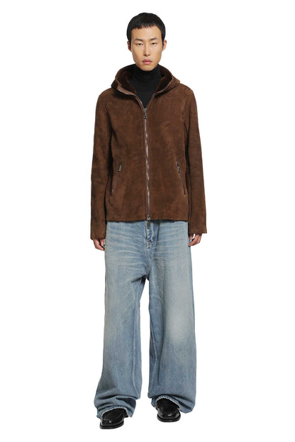 Hooded Suede Jacket