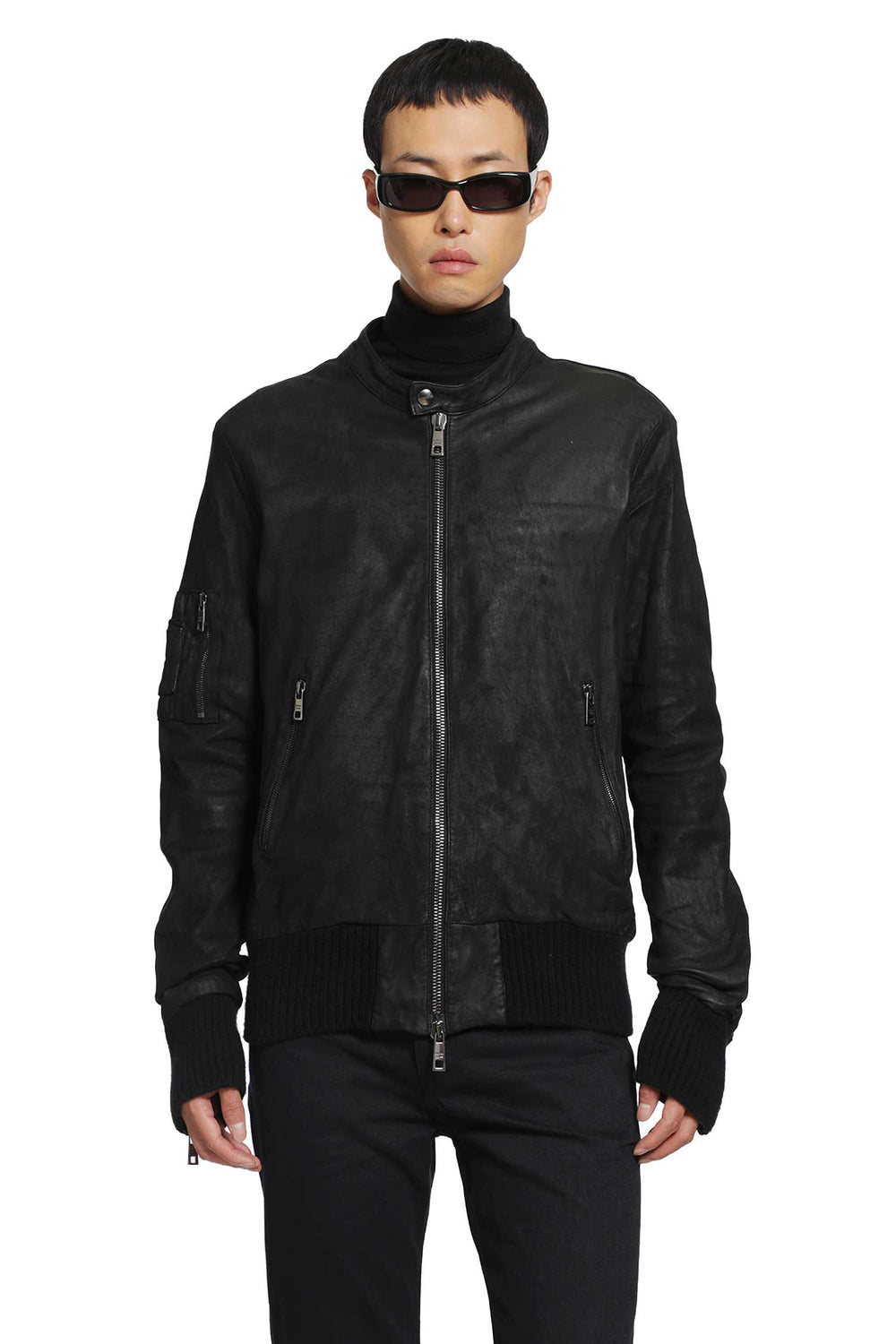 GIORGIO BRATO Nubuck Lambskin Bomber man