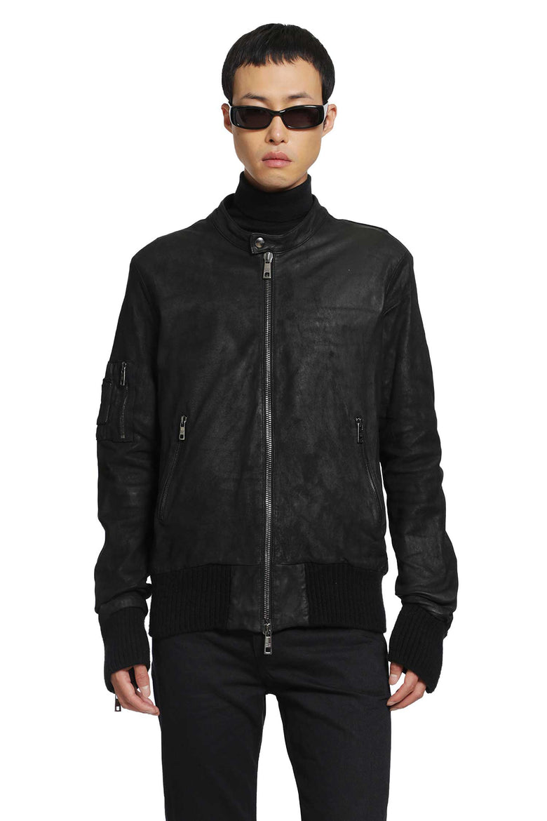 GIORGIO BRATO Nubuck Lambskin Bomber man