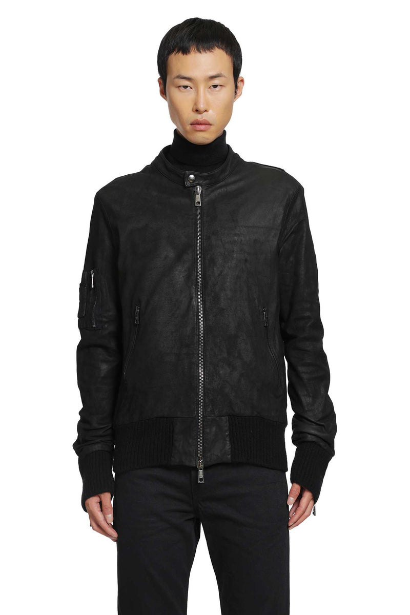 GIORGIO BRATO Nubuck Lambskin Bomber man