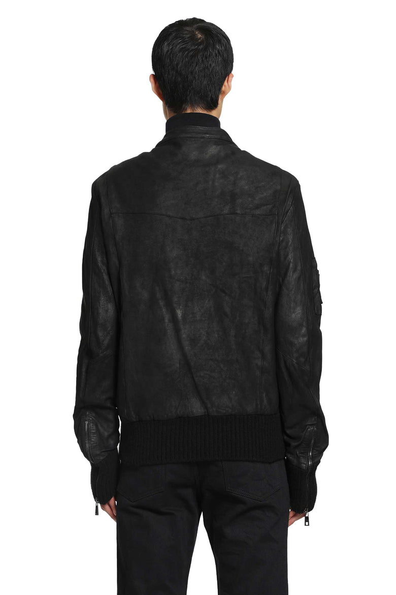 GIORGIO BRATO Nubuck Lambskin Bomber man