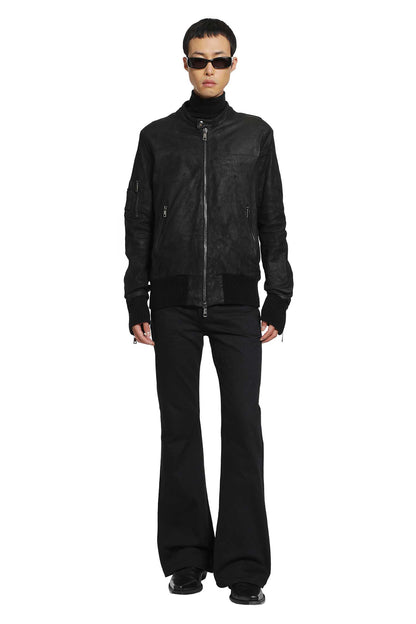 Nubuck Lambskin Bomber