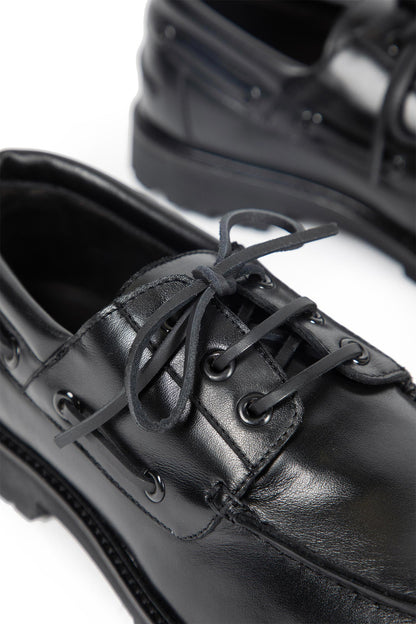 STUDIO NICHOLSON MAN BLACK LACE-UPS