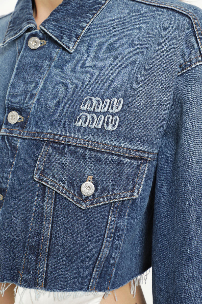 Denim Blouson Jacket
