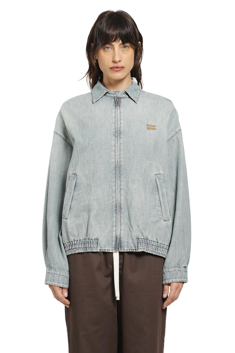 MIU MIU Chambray Blouson Jacket woman