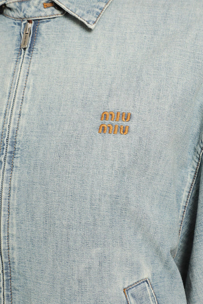 Chambray Blouson Jacket