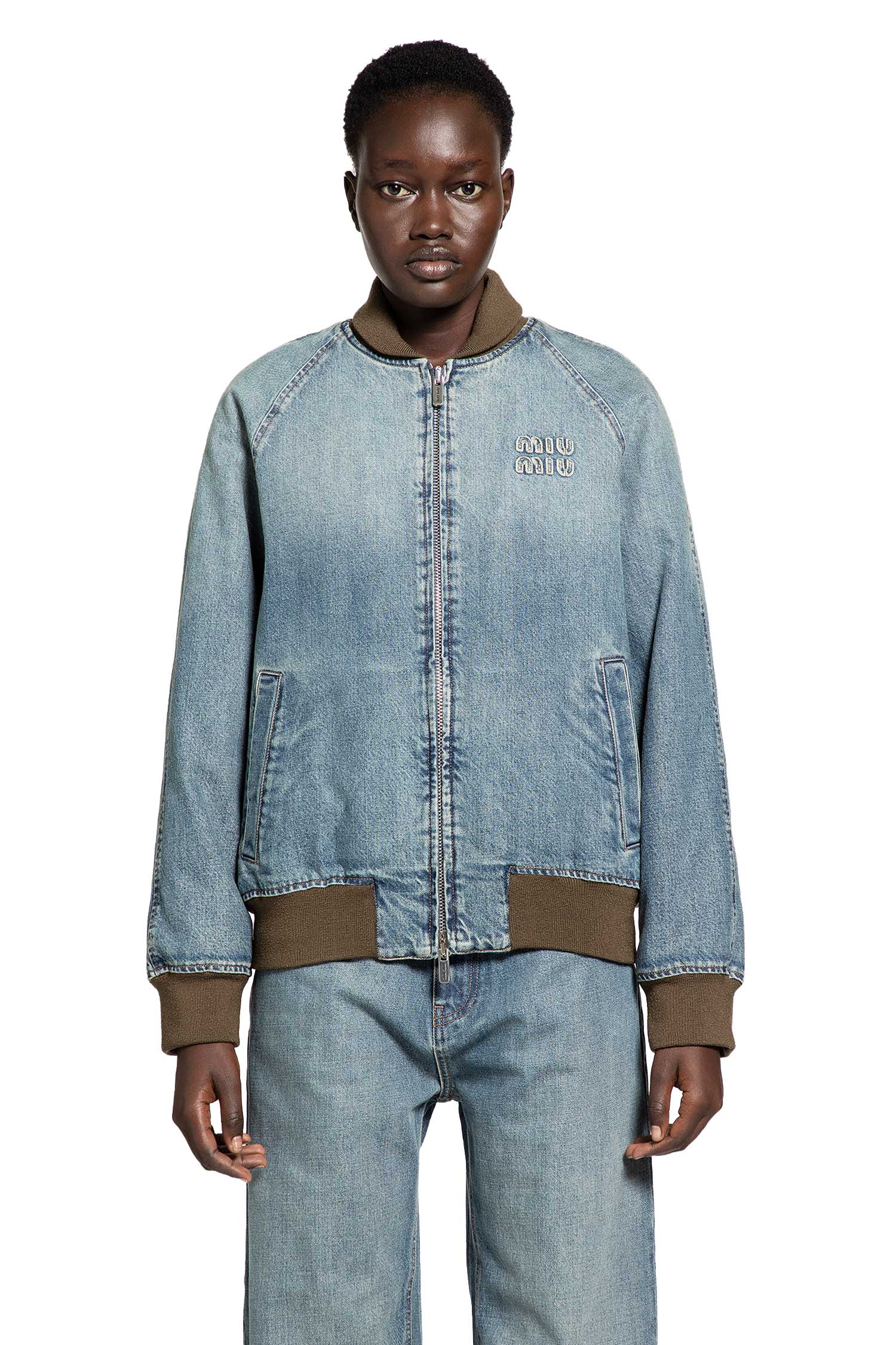 Denim Bomber