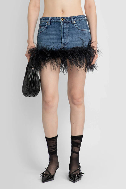 Antonioli MIU MIU WOMAN BLUE SKIRTS